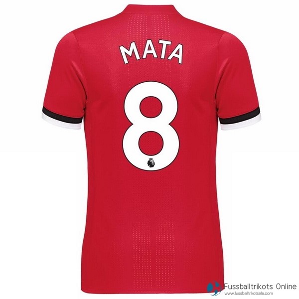 Manchester United Trikot Heim Mata 2017-18 Fussballtrikots Günstig